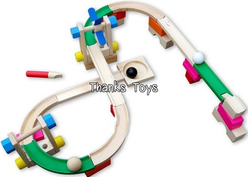 รางลูกบอลไม้