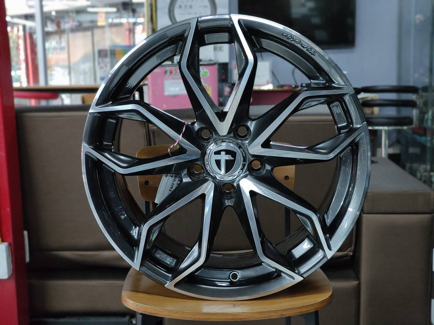 ล้อ TK SMART TM359 ขอบ 18X8.0 5X112สี Dark Hyper Black *ราคาต่อวง*