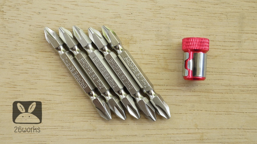 ชุดดอกไขควง 5 ดอก หัว-ท้าย แฉก PH2 มีแม่เหล็ก