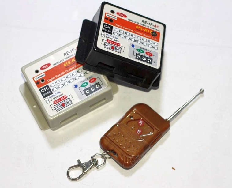 RF-1D รีโมทสวิตช์ 1 ช่อง ใช้ไฟ AC 220V