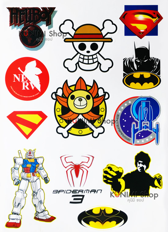 STG025 สติกเกอร์ Sticker ลายการ์ตูน กราฟฟิก วินเทจ สวย เท่ห์ ติดกระเป๋า ติดรถจักรยาน รถมอเตอร์ไซต์ รถยนต์ ติดตามที่ต่างๆ สติกเกอร์ PVC กันน้ำ ทนแดด