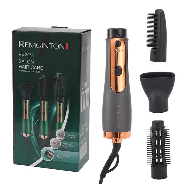 แปรงหวีไดร์แต่งทรงผม 3 หัวเปลี่ยน Remginton salon hair care