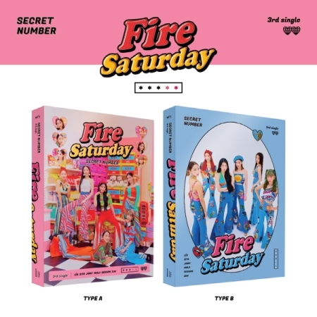 [Pre] Secret Number : 3rd Single Album - FIRE SATURDAY (Normal Ver.) (Random Ver.)