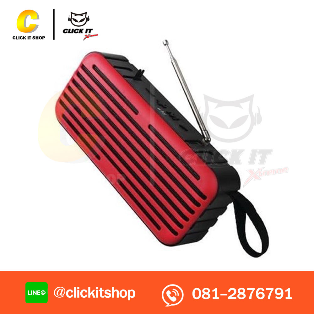 ลำโพงบลูทูธ Why รุ่น SP-302 (สีแดง)