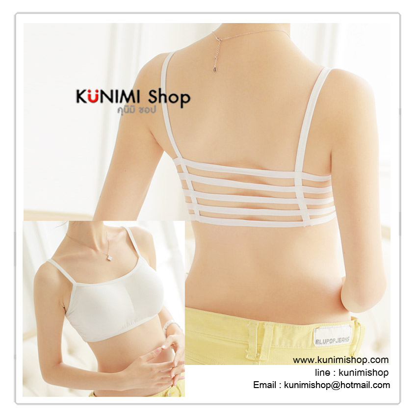 เสื้อซับใน ครึ่งตัว  สายเดียว มีฟองน้ำเสริม    ด้านหลัง เย็บลายแนวขวาง ดีไซด์เก๋ สามารถใส่เดี่ยวๆ    โดยไม่ต้องใส่ชุดชั้นในก็ได้คะ          ขนาด  : FREE SISE ( รอบอกไม่เกิน 34 นิ้วคะ)      มี 2 สี  :   สีขาว  สีดำ             