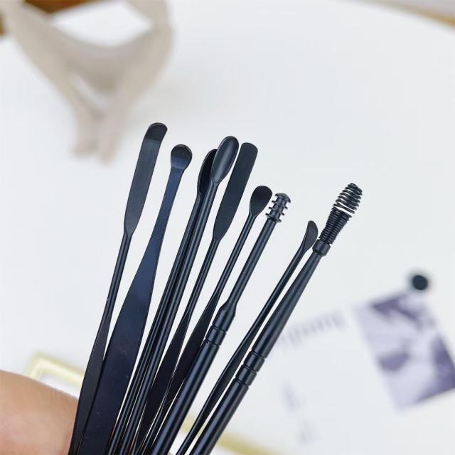 Ear cleaning kit 9 pcs เซ็ททำความสะอาดช่องหู 9 หัวแคะ พร้อมซองเก็บ