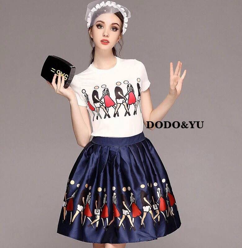 พร้อมส่ง ชุดเซ็ตสไตล์คลาสสิคแบบตะวันตก