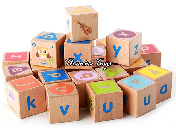 บล็อกไม้ ABC จำนวน 26 ชิ้น