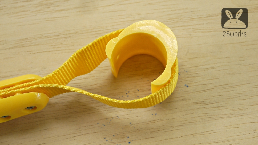 มือโหนรถเมล์ แบบหมุนรอบสีเหลือง ท่อ 34-35 mm