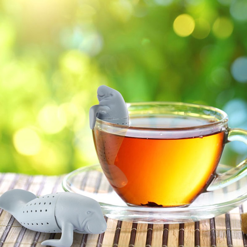 Pre-Order ที่กรองชา ซิลิโคน tea infuser Mana Tea ลายแมวน้ำ