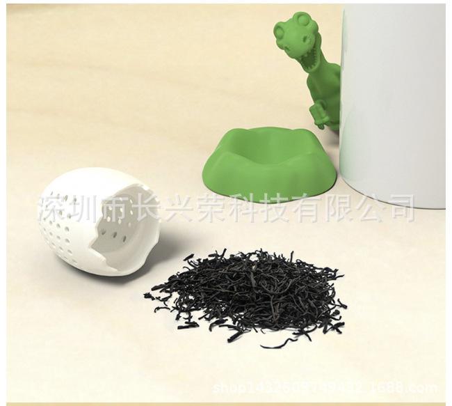 ที่กรองชา ซิลิโคน tea infuser ลายไดโนเสาร์ Dinosour มี 2 สี