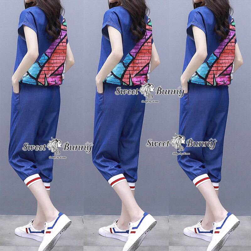 เสื้อผ้าเกาหลี พร้อมส่ง ชุดเซ็ทวอล์ม