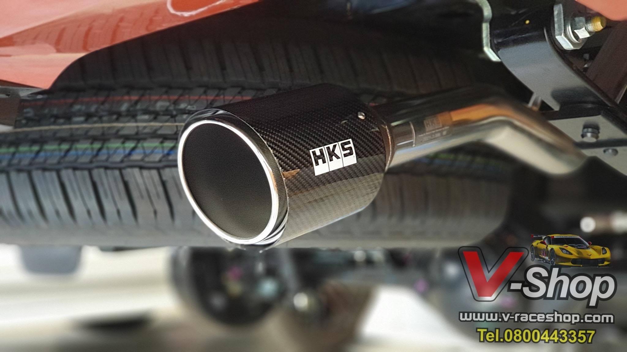 ท่อ HKS ALL New Dmax 2020Up ปลายคาร์บอน