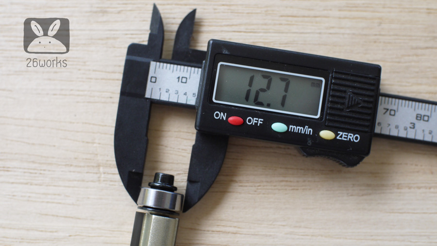 Trimmer bits arden ลูกปืนล่าง คมกัด 4หุน x 30mm