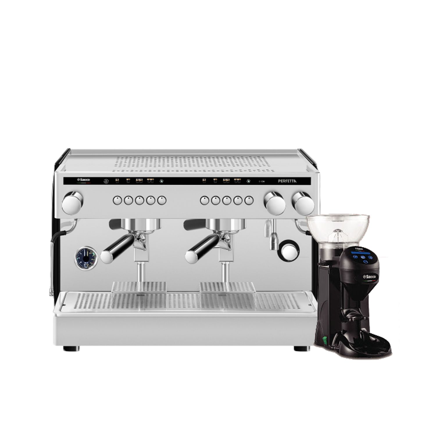 เครื่องชงกาแฟ Saeco Perfetta + เครื่องบด Tranquilo tron