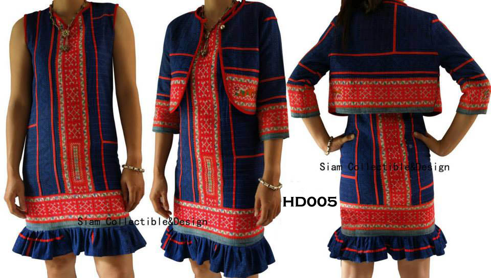 HD005 Dress ชุดแซกพร้อมเสื้อคลุม