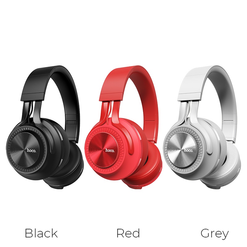 หูฟังบลูทูธแบบครอบหู Hoco Headphones “W22 Talent sound” wireless and wired with mic