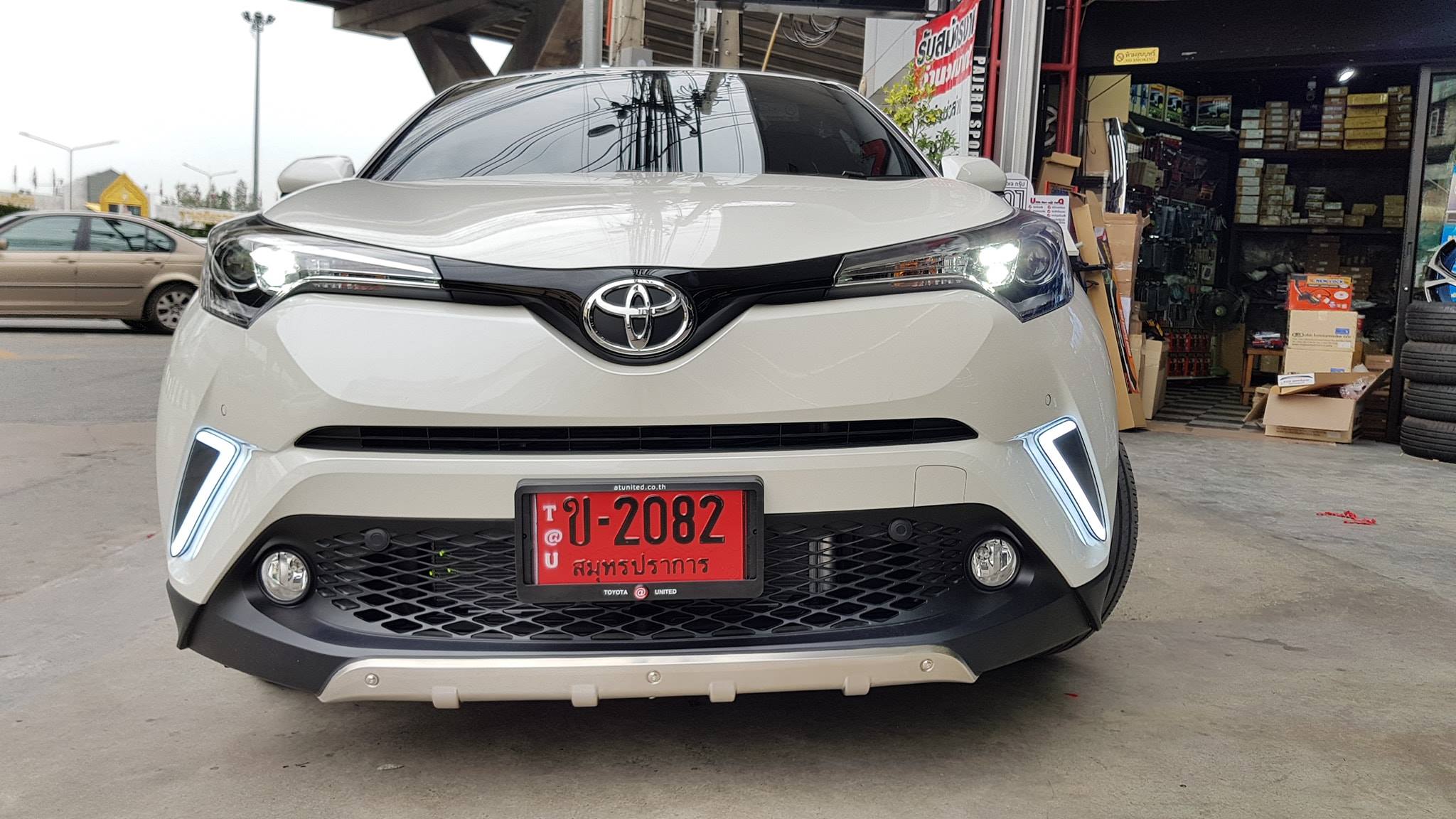 C-HR กันแคร้งสแตนเลสแท้ หน้า+หลัง