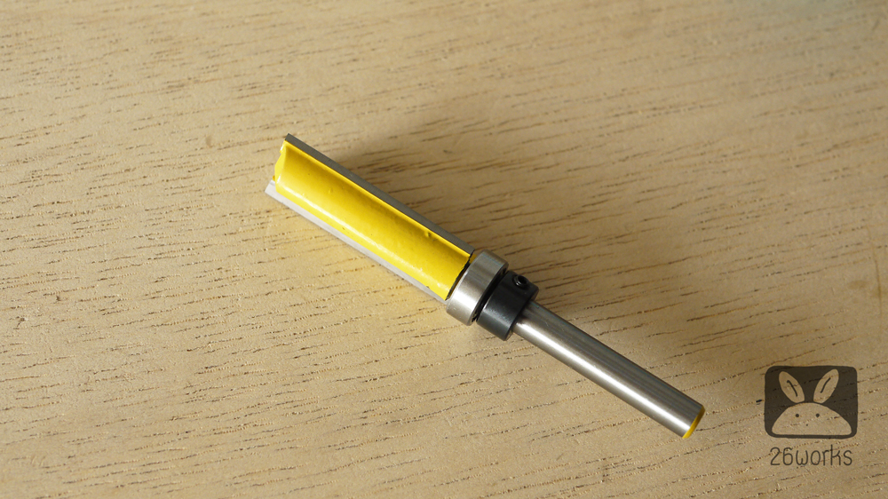 Trimmer bits ลูกปืนบน คมกัด 4 หุน x 38 mm