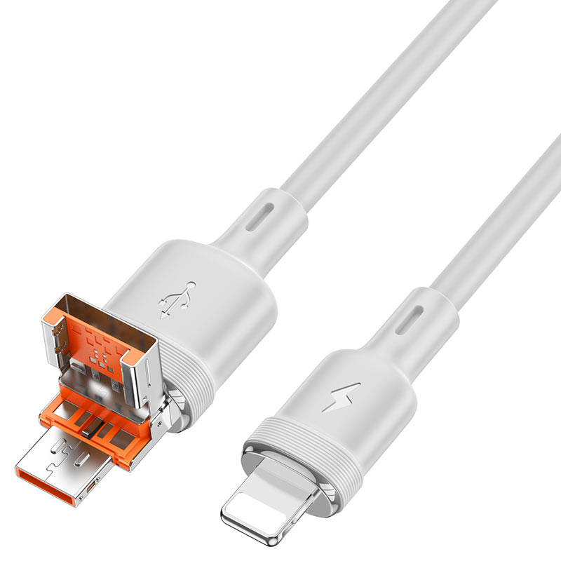สายชาร์จ Hoco Cable USB / Type-C to Lightning “U131 Afortunado” PD 27W