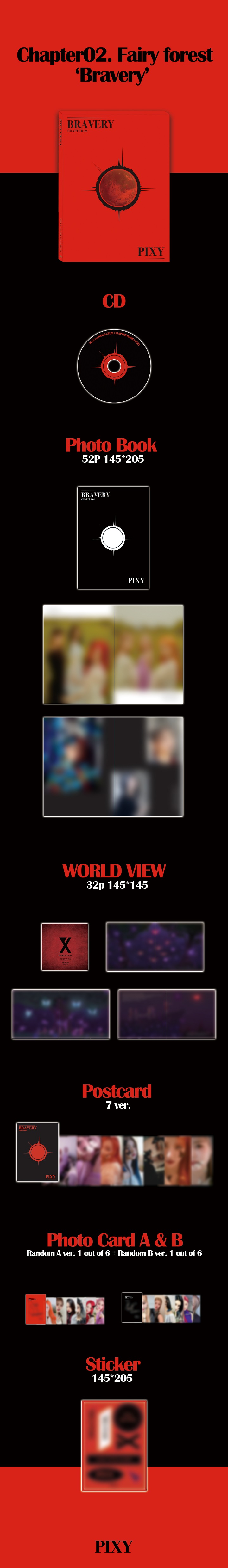 [Pre] PIXY : 1st Mini Album - CHAPTER 02. FAIRY FOREST 'BRAVERY'