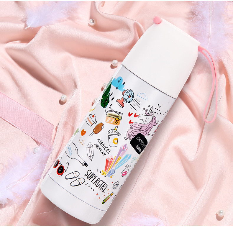 ขวดน้ำสูญญากาศ ยูนิคอร์น น้องแมว กระบอกน้ำสูญญากาศ ขวดเก็บอุณหภูมิร้อนเย็น