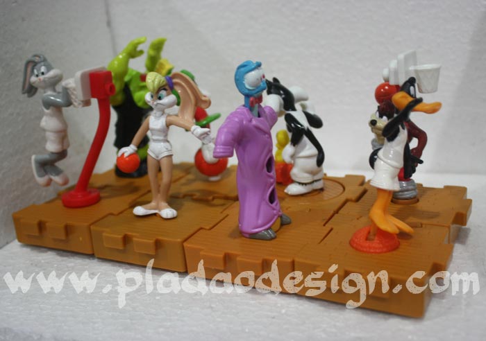 1996 McDonald's แมคโดนัลด์ ของเล่น ของสะสม Happy Meal Looney Tunes Space Jam อยู่นอกแพ็คค่ะ