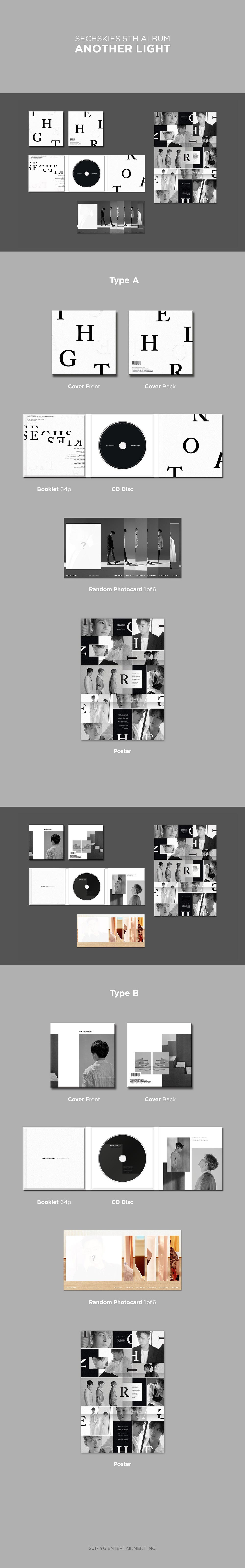 [Pre] SECHSKIES : 5th Album - ANOTHER LIGHT (Random Ver.)