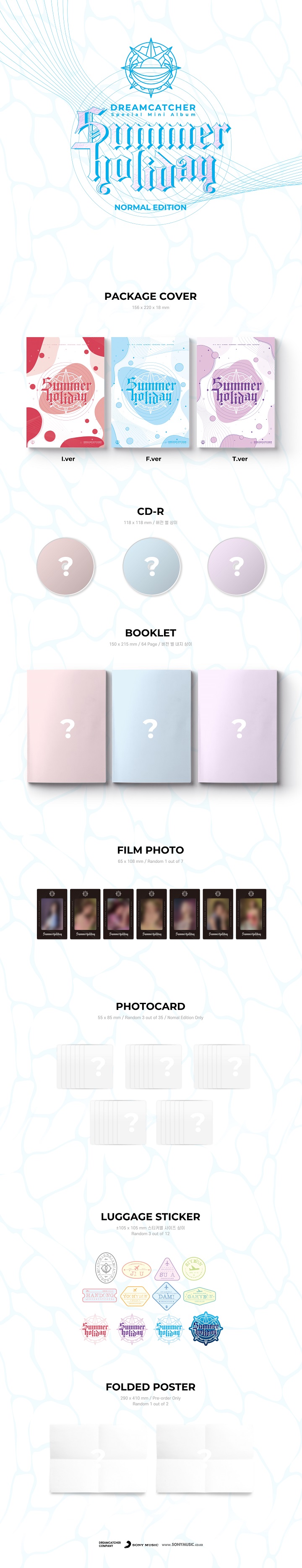 [Pre] Dream Catcher : Special Mini Album - Summer Holiday (Random Ver.)