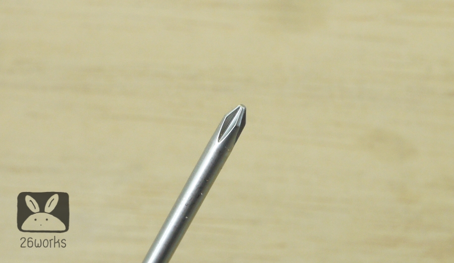 ดอกไขควงหัวแฉก PH1 ยาว 100 mm แกน 4 mm