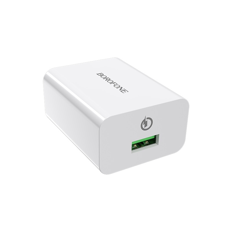 หัวชาร์จ Borofone Wallcharger BA21 Long journey QC3.0