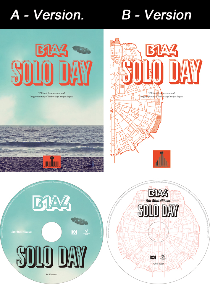 [Pre] B1A4 : 5th Mini Album - Solo Day (Random Version)