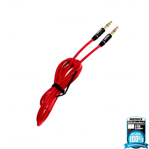 สายหูฟัง 3.5 AUX RL - L100 สีขาว แบรนด์ Remax