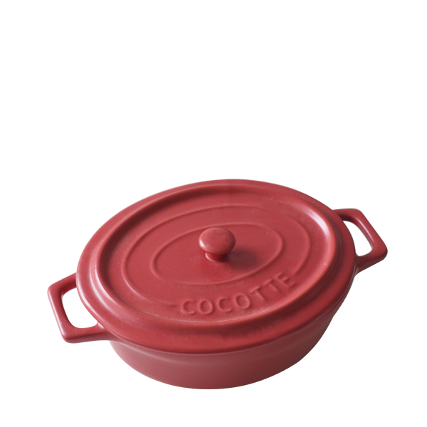 Pre-Order ชามเซรามิคพร้อมฝาครอบ Cocotte มี 3 ขนาด 3 สี