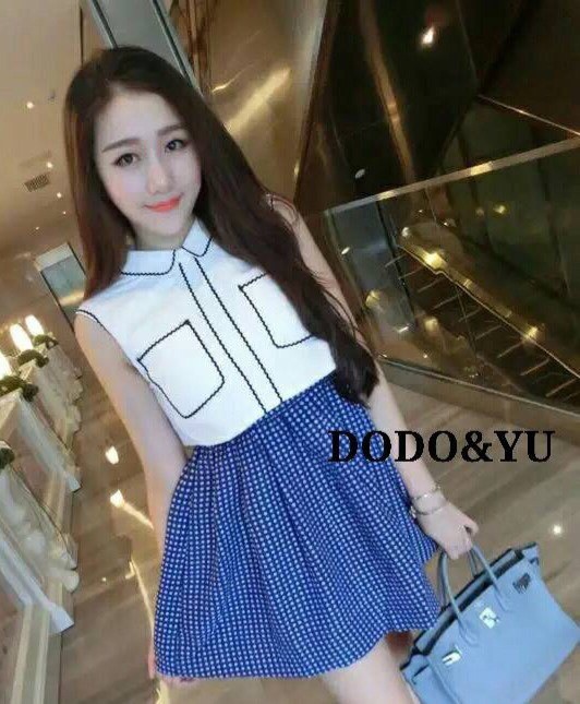 พร้อมส่ง ชุดเดรส Dior รุ่นใหม่ ดีไซน์แบบผสมผสาน