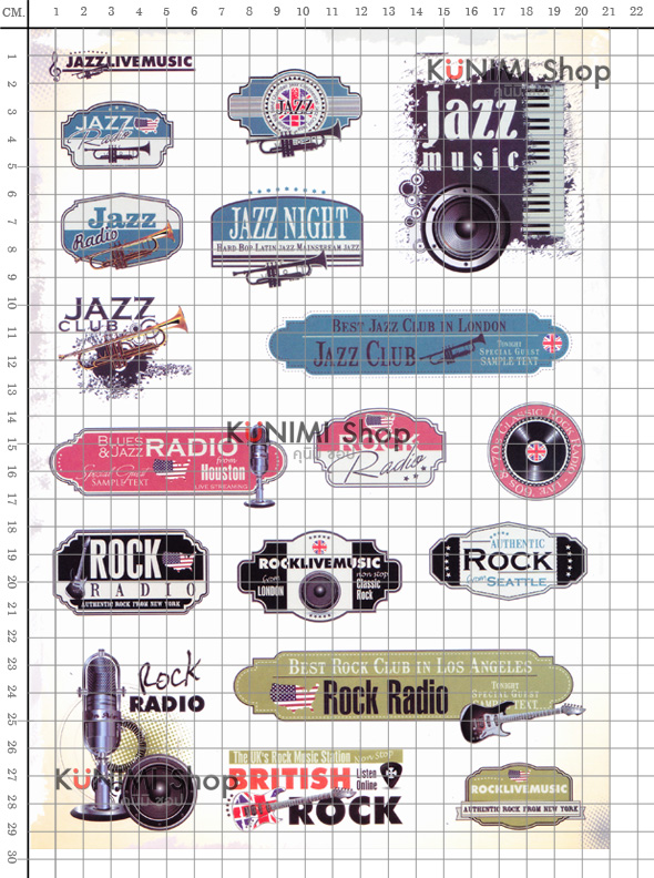 สติกเกอร์ Sticker กระดาษเคลือบกันน้ำ ลายการ์ตูน กราฟฟิก วินเทจ สวย เท่ห์ ติดกระเป๋า ของใช้ ตู้ ผนัง ตกแต่งสิ่งของ