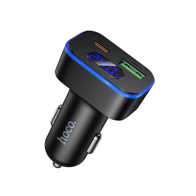 HOCO Z63B 48W CAR CHARGER PD30W+QC3.0 หัวชาร์จมือถือในรถยนต์ จอดิจิทัล ชาร์จเร็ว