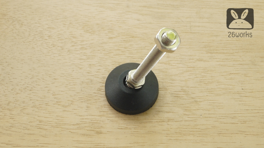 ขาฉิ่งยาง D50 M10x80 mm