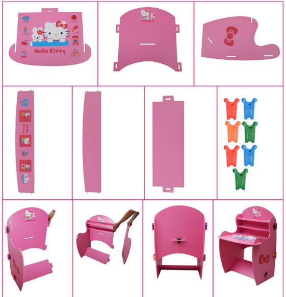 ชุดโต๊ะนักเรียนคิตตี้ สินค้าพรีออเดอร์