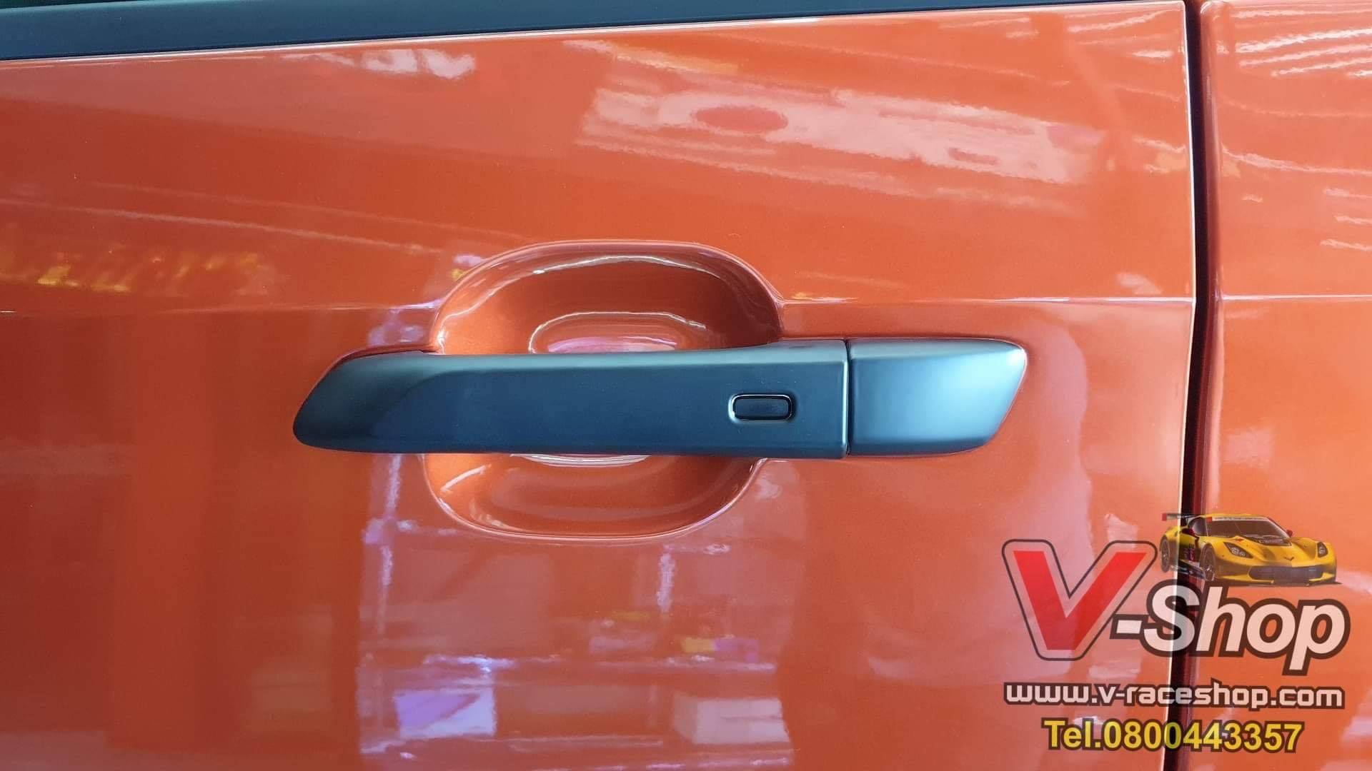 D-max2020 ครอบมือจับดำด้าน 4ประตู รุ่นปุ่มสตาร์ท