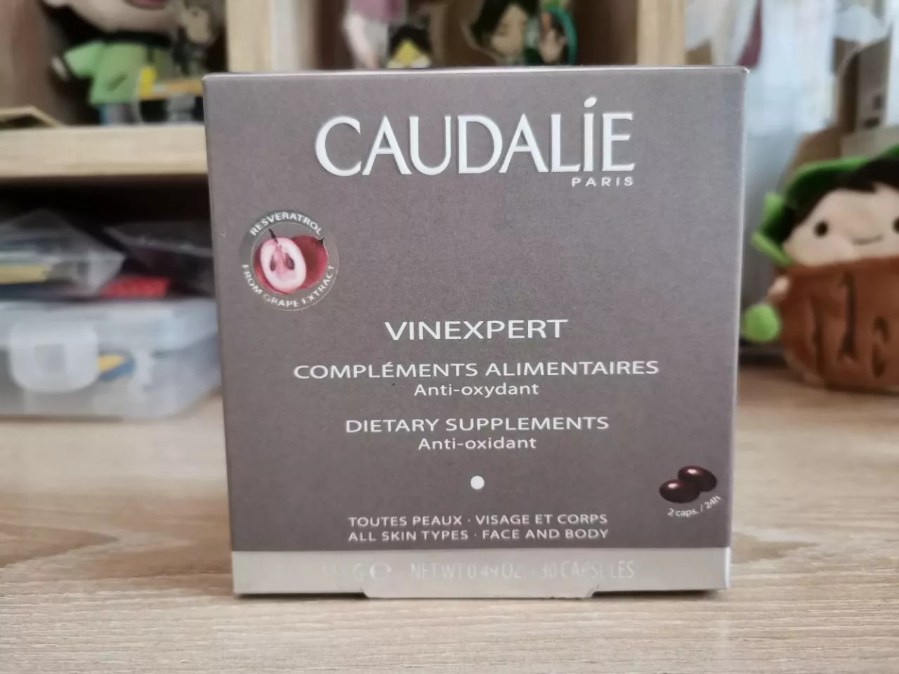 วิตามิน ผิวขาวใส เรียบเนียนCaudalie Vinexpert Dietary Supplements Anti-oxidant 30 เม็ด