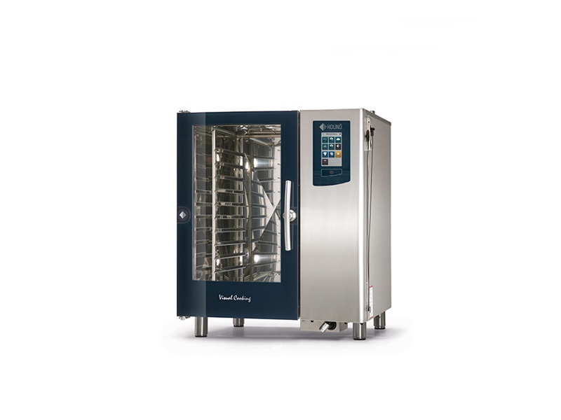 เตาอบไฟฟ้าแบบผสม ELECTRIC COMBI OVEN WITH HANDSHOWER & PROBE {INCLUDE W/R , GRID1/1=5 PC , 4 FOOTING} HOUNO