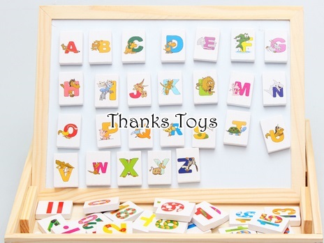 กระดานแม่เหล็กตัวเลขและตัวอักษรภาษาอังกฤษ