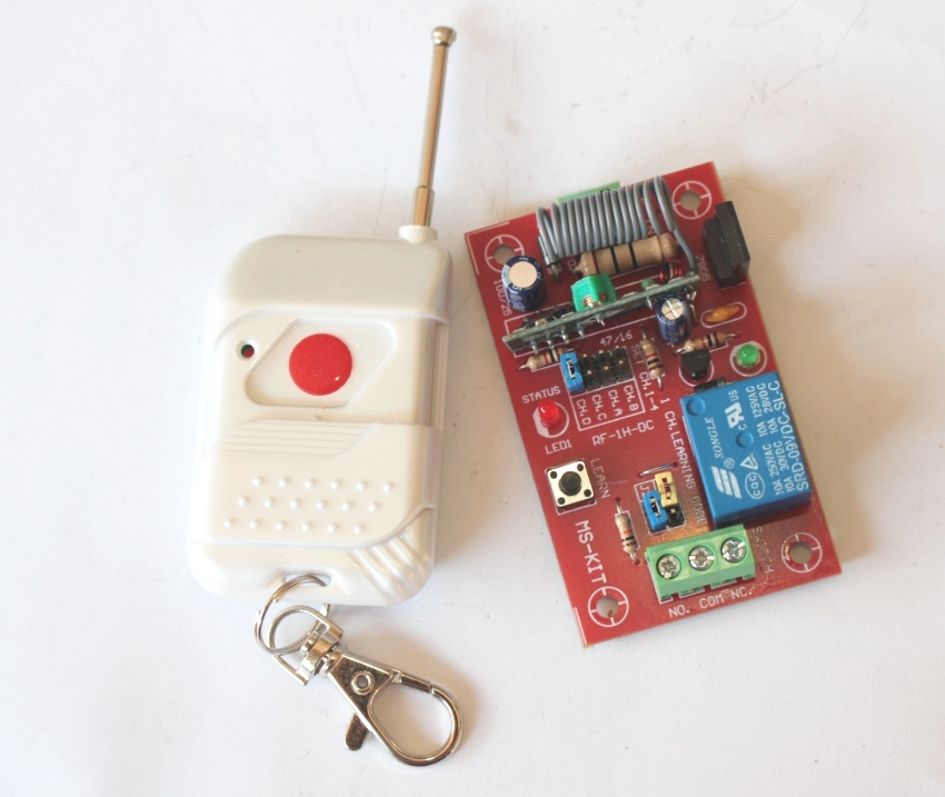 RF -1H รีโมท คอนโทรล 1 ช่อง ใช้ไฟ DC