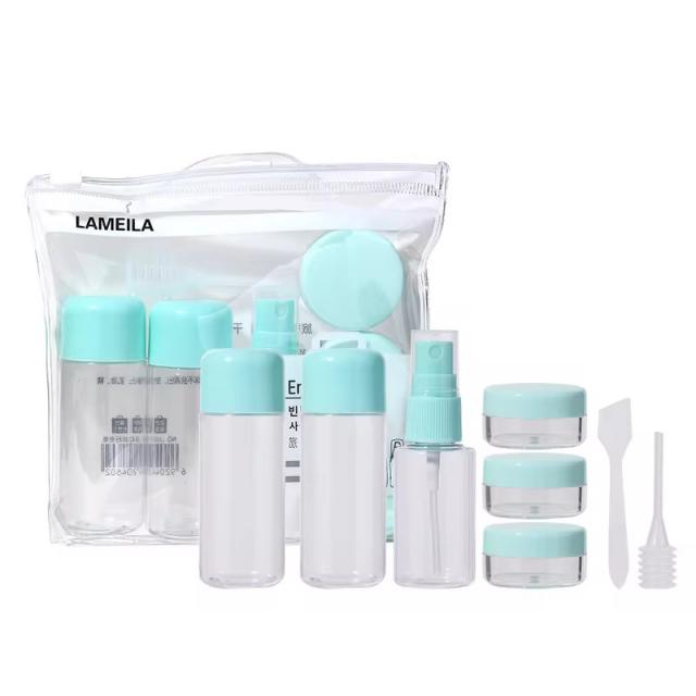 LAMEILA CREAM DIVIDER BOTTLE SET ชุดสเปรย์ขวดแบ่งครีมแบบพกพา ใช้สะดวกเวลาเดินทาง คละสี