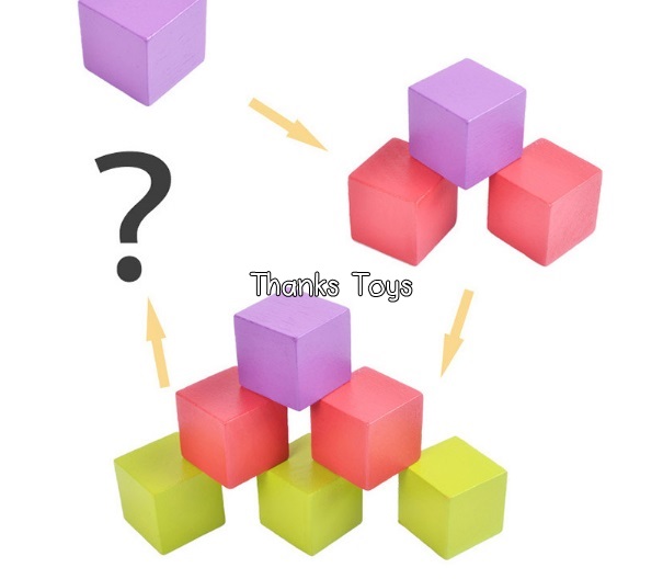 บล็อกไม้ Wooden Cubes