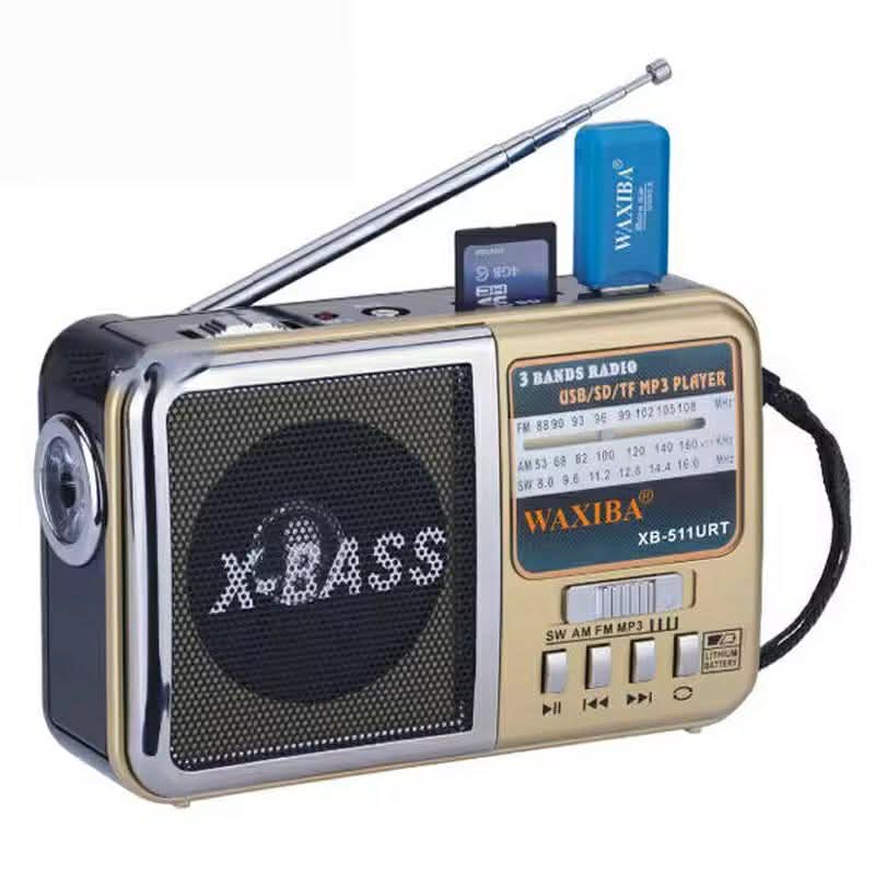 CKML-002U เครื่องเล่นวิทยุ วิทยุคลาสสิค ไฟฉายในตัว AM/FM/SW ช่องเสียบ USB SD TF ฟังเพลง MP3