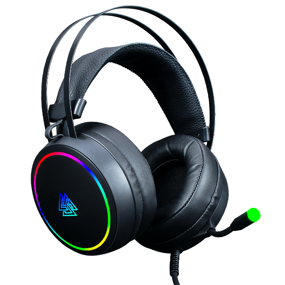 HEADSET+MIC (7.1) EGA TYPE H8 RGB - BLACK