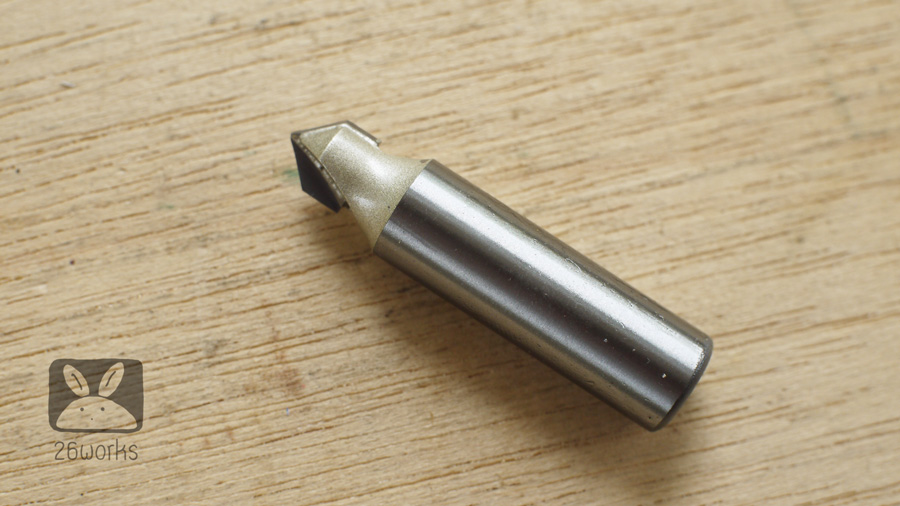 Router Bits ปลาย V 90 องศา 3 หุน