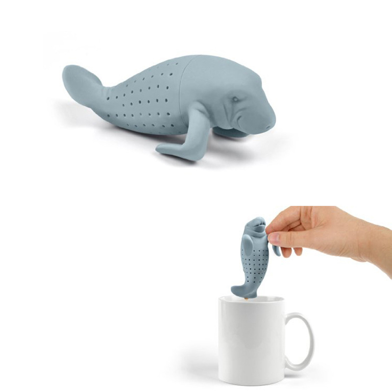 Pre-Order ที่กรองชา ซิลิโคน tea infuser Mana Tea ลายแมวน้ำ